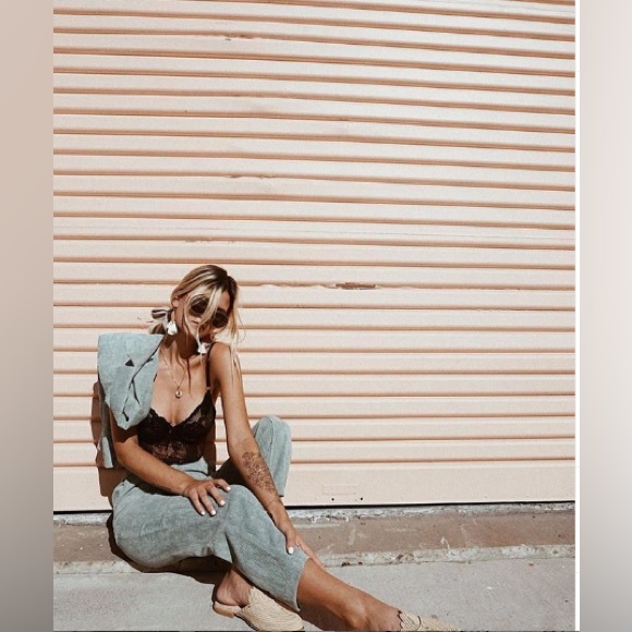 New with Tags- Seven Wonders the Label-Pistachio Corduroy Blazer - Picture 8 of 8